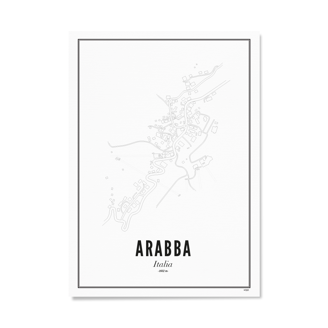 Poster von Arabba | WIJCK.